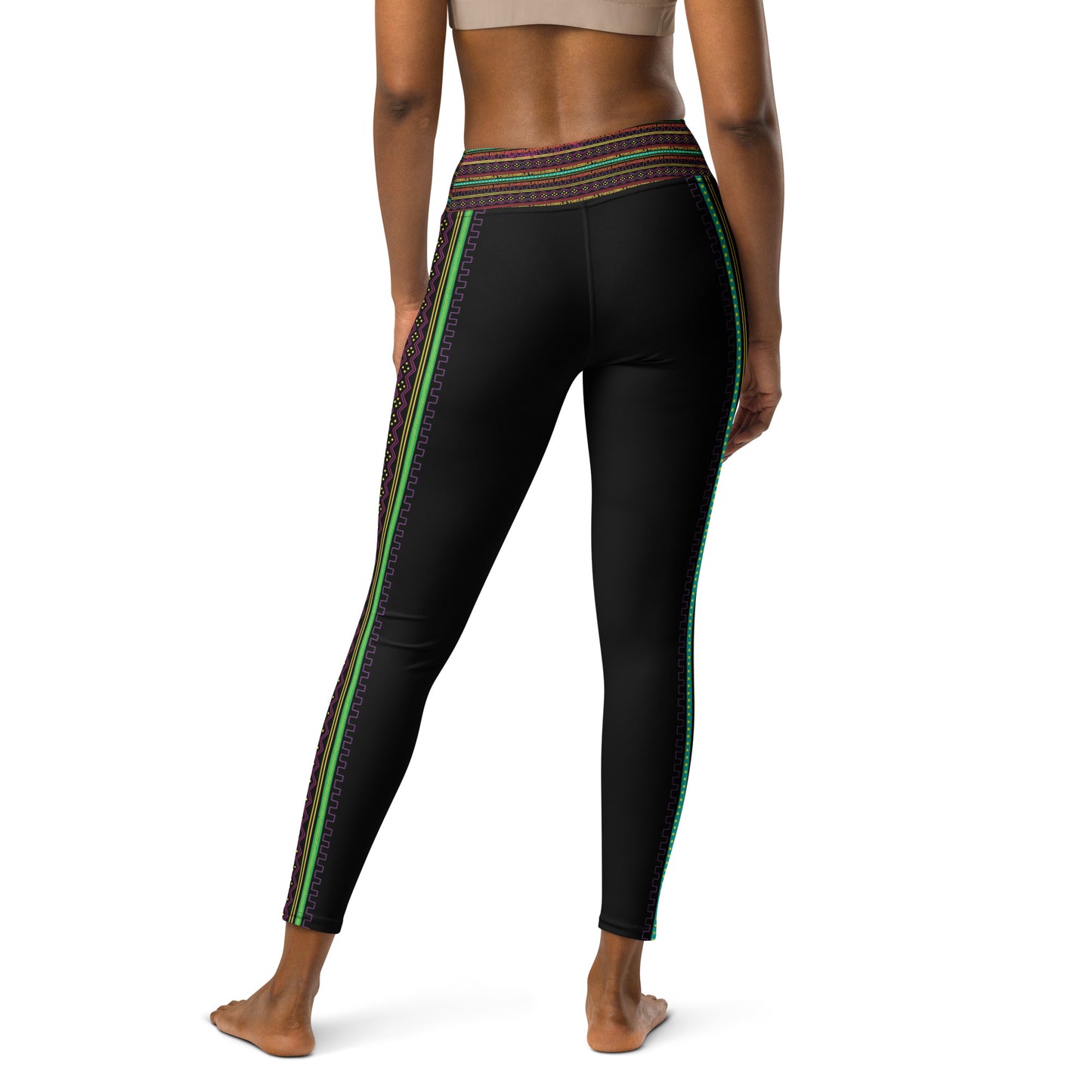 Bogo Stripe Green Leggings