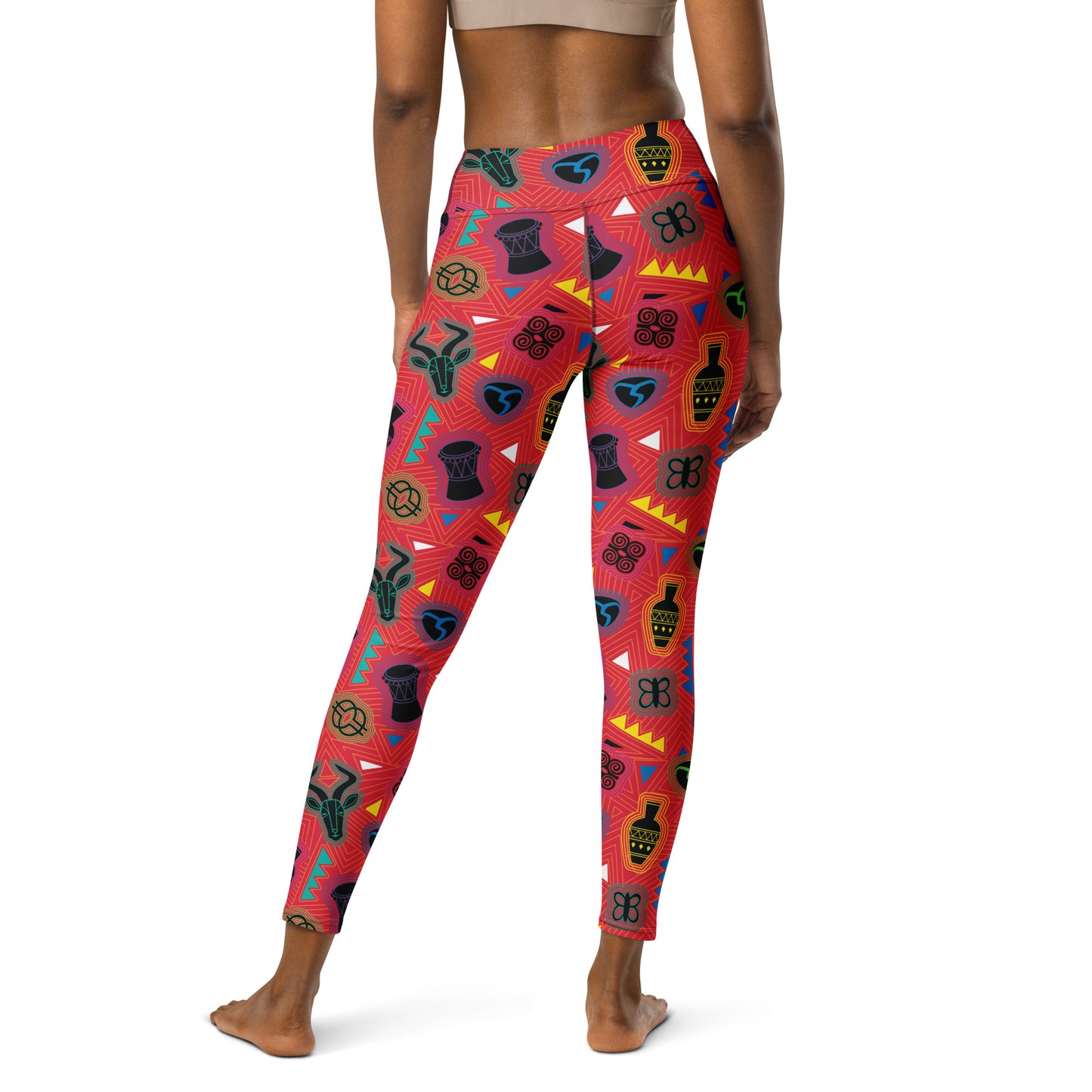 Mask Bright Yoga Leggings