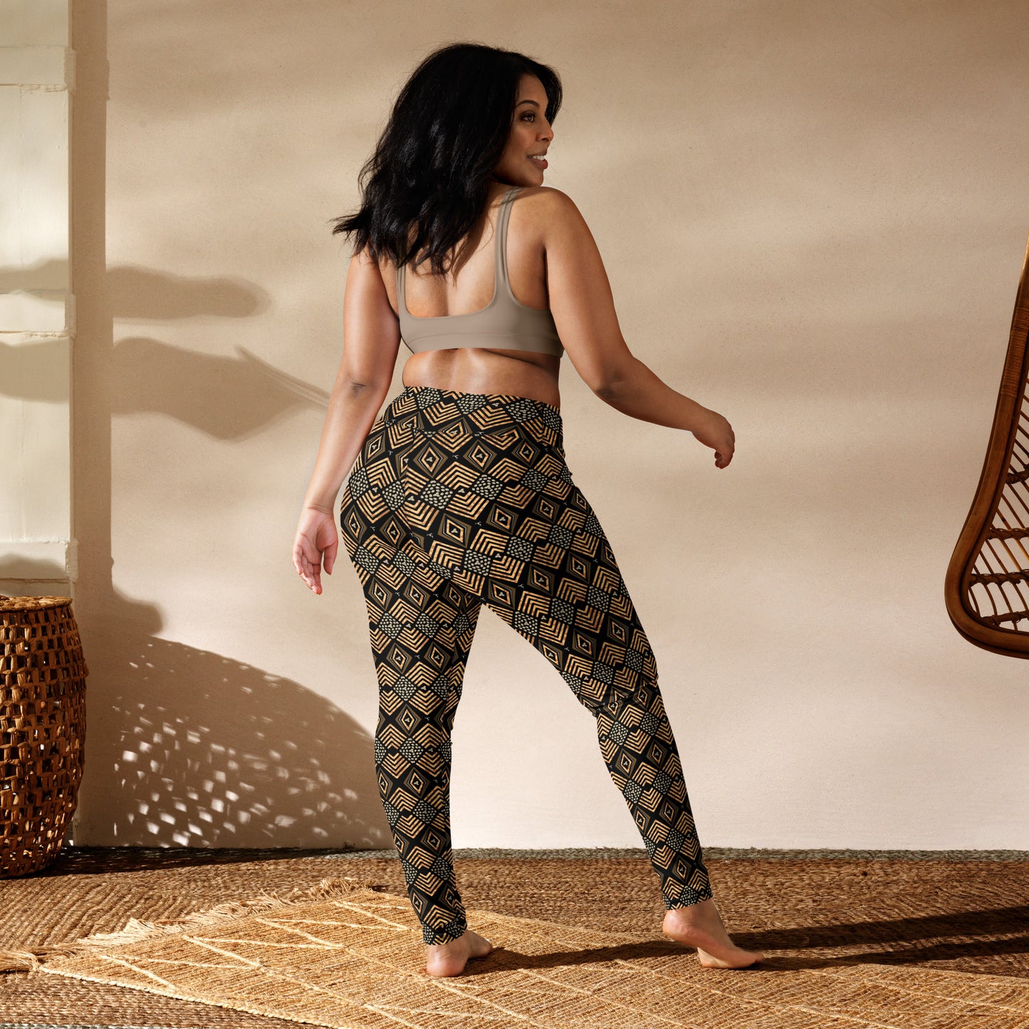 Olive Tibeb Wear Shell Leggings