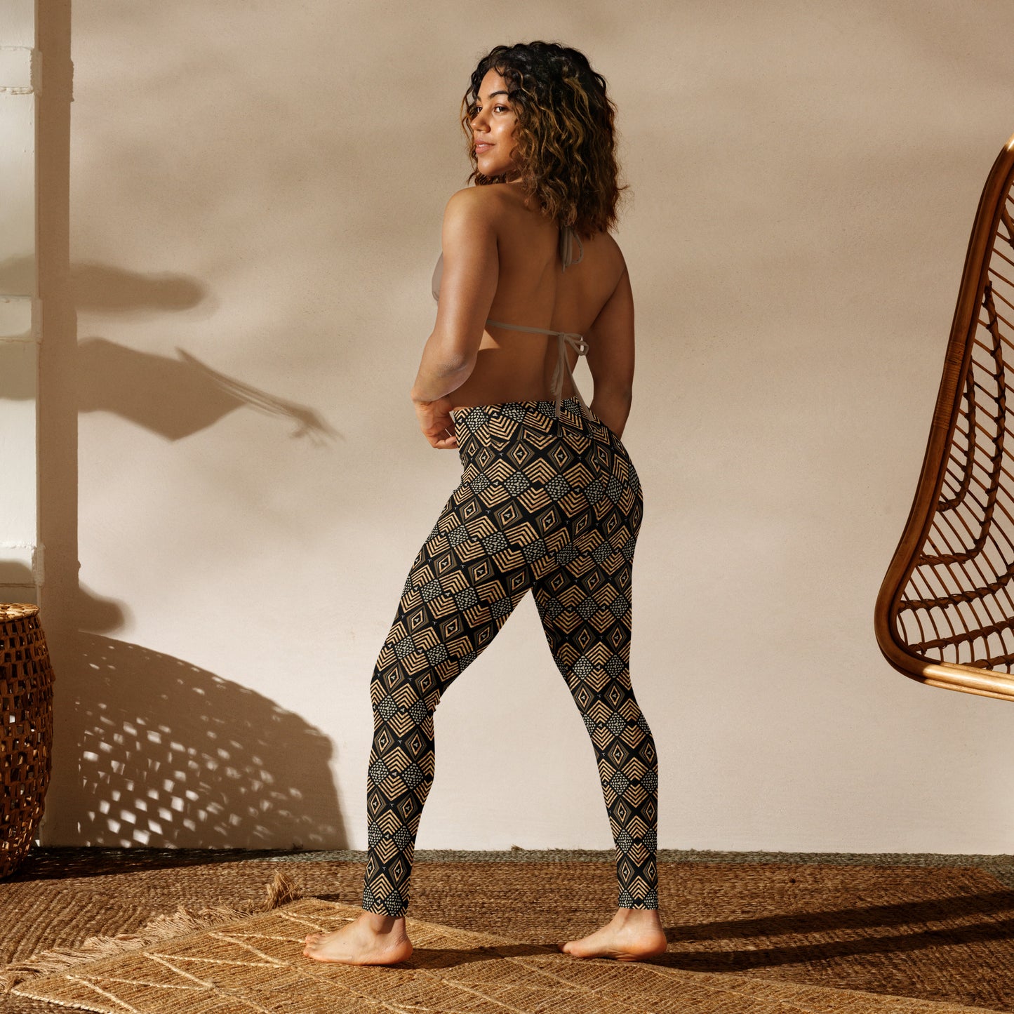 Olive Tibeb Wear Shell Leggings