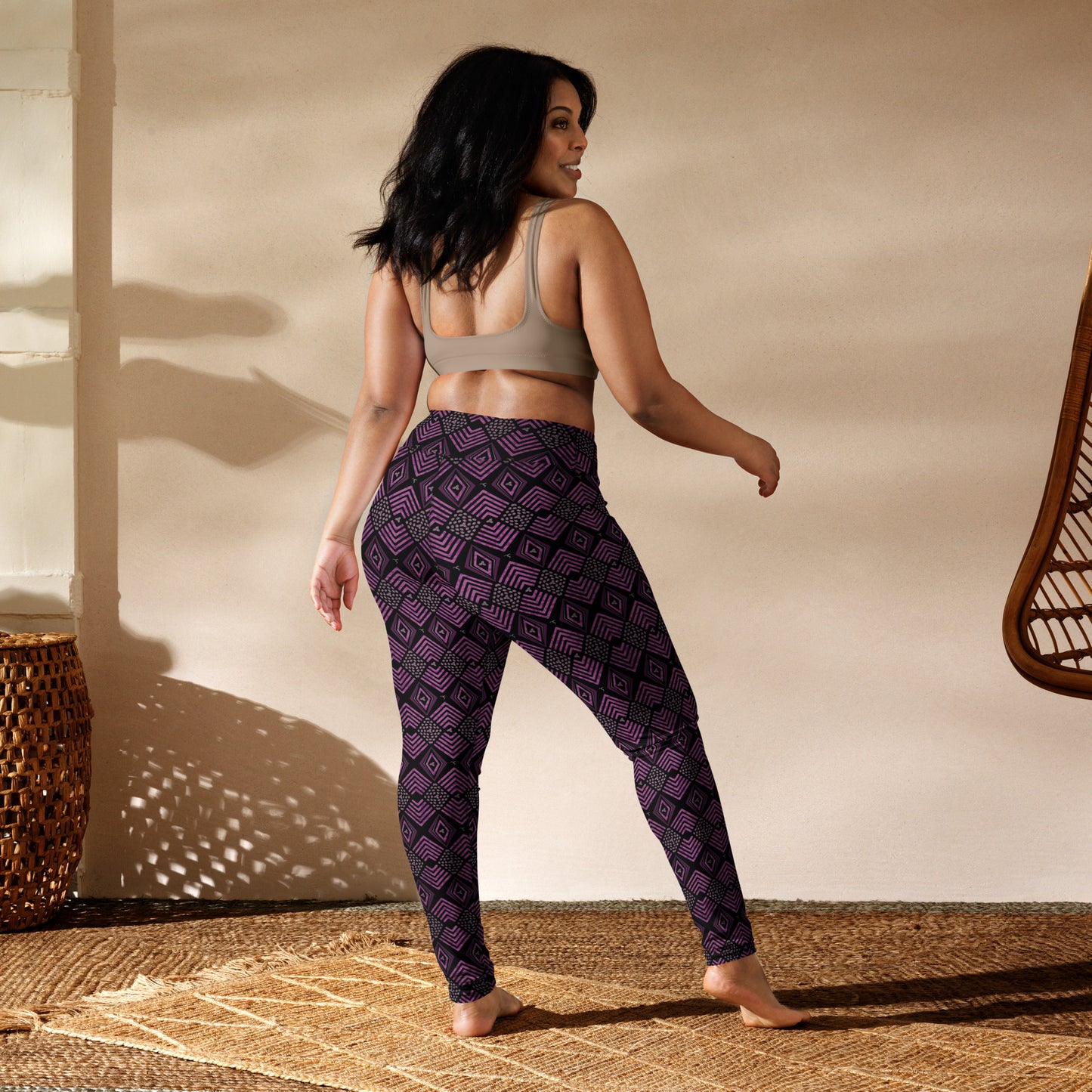 Purple Tibeb Wear Shell Leggings