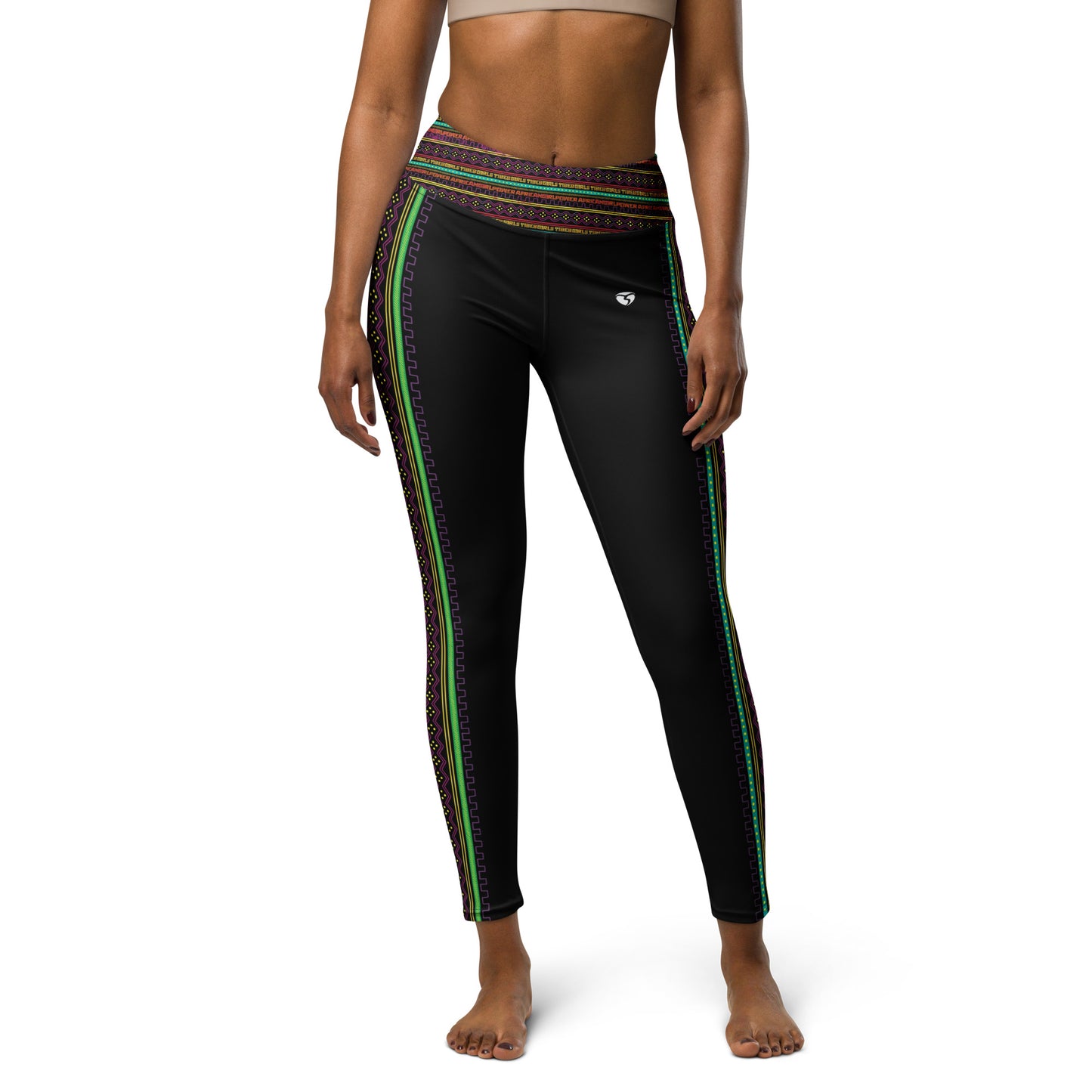 Bogo Stripe Green Leggings