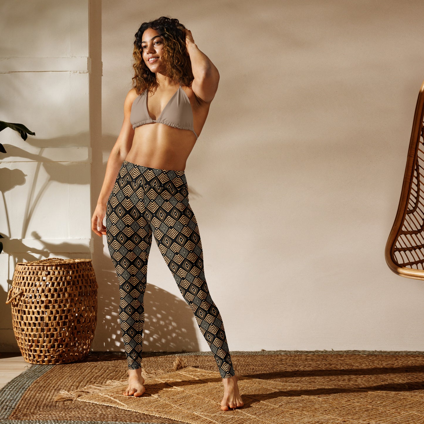 Olive Tibeb Wear Shell Leggings