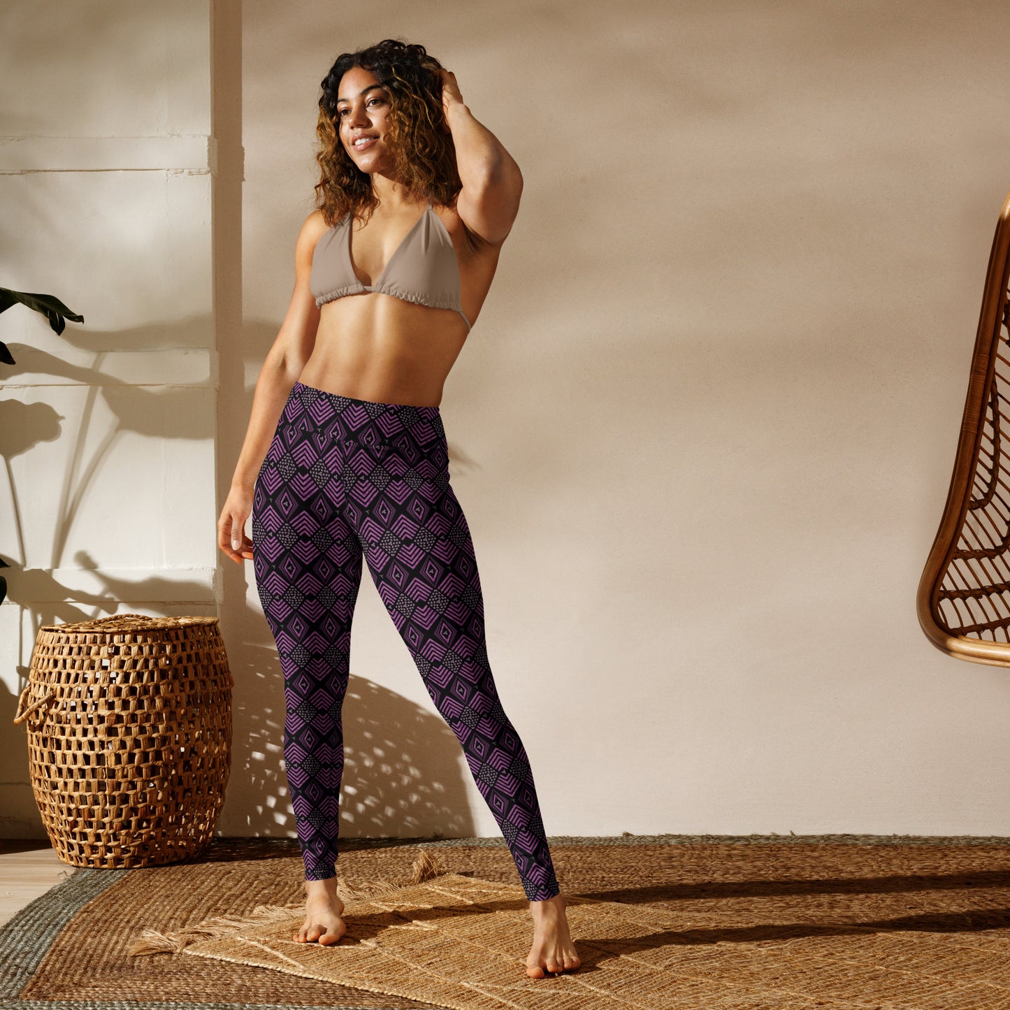 Purple Tibeb Wear Shell Leggings