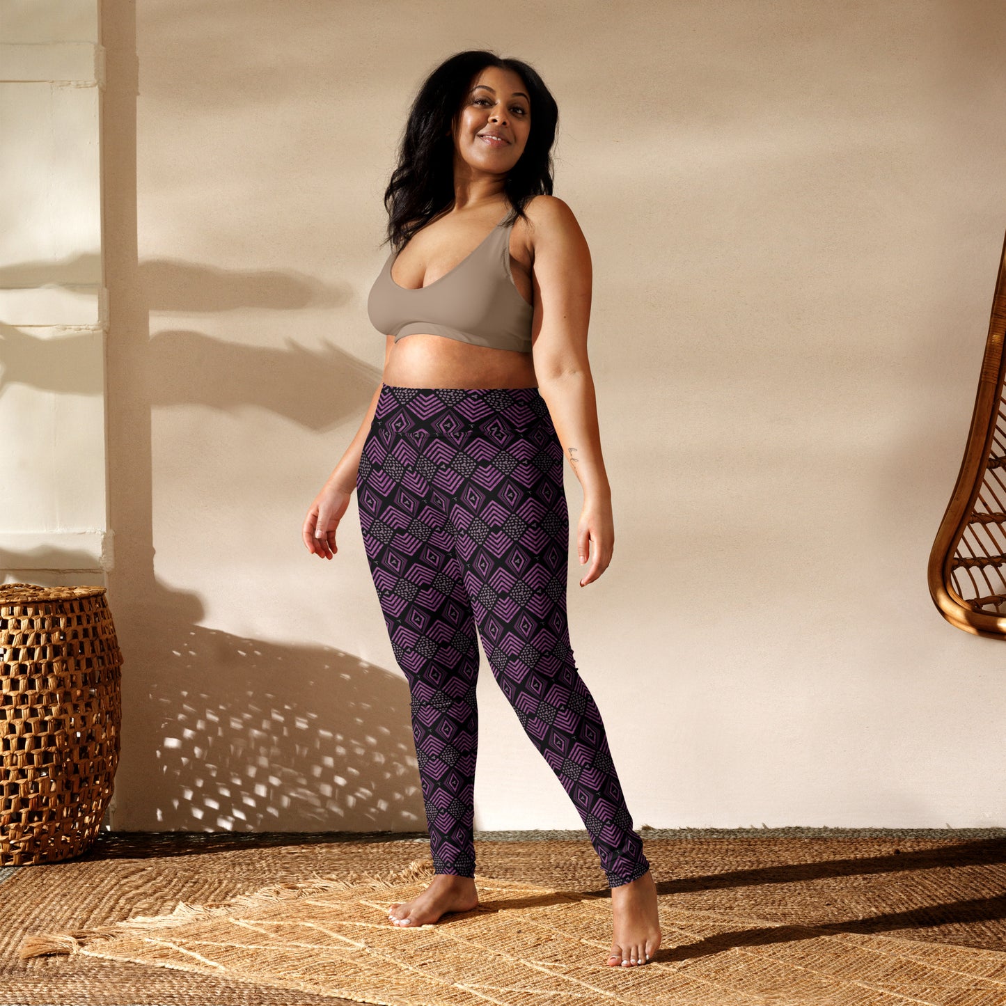 Purple Tibeb Wear Shell Leggings