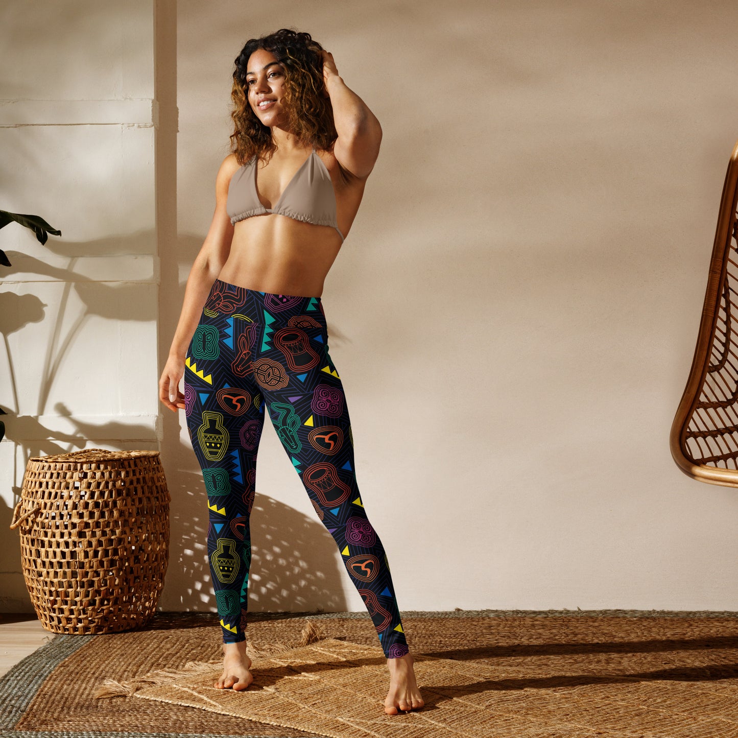 Mask TG Dark Yoga Leggings