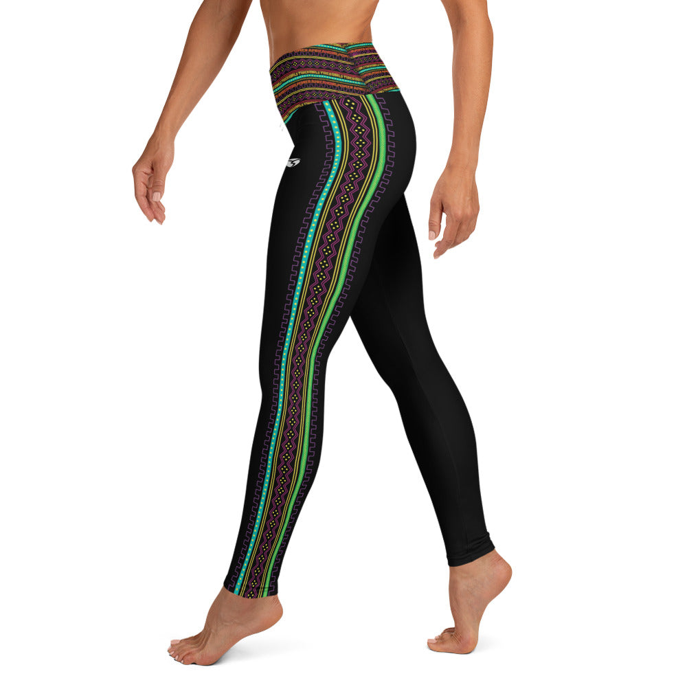 Bogo Stripe Green Leggings