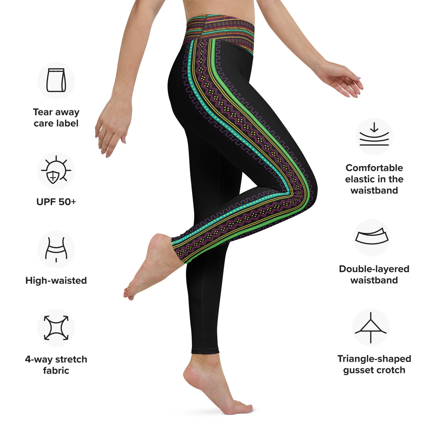 Bogo Stripe Green Leggings