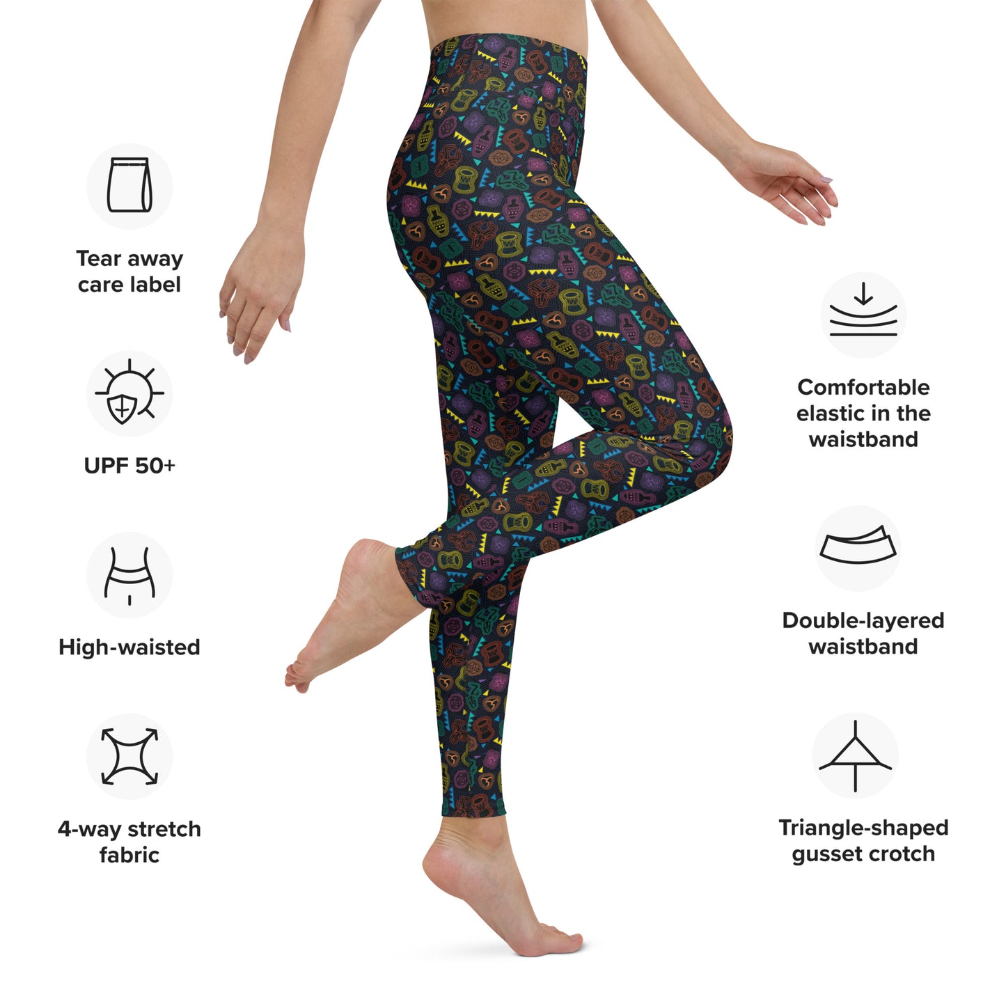 Mask TG Yoga Leggings