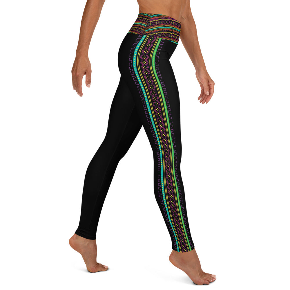 Bogo Stripe Green Leggings