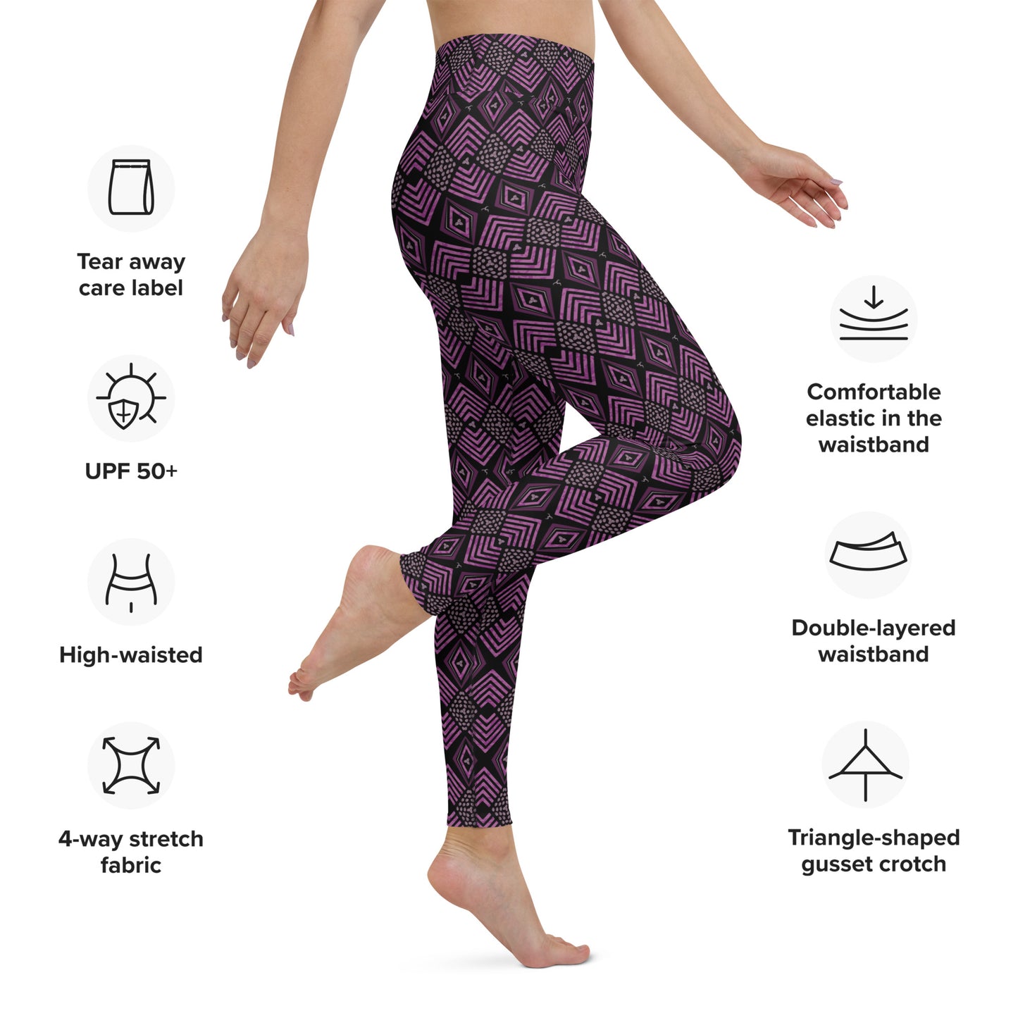 Purple Tibeb Wear Shell Leggings