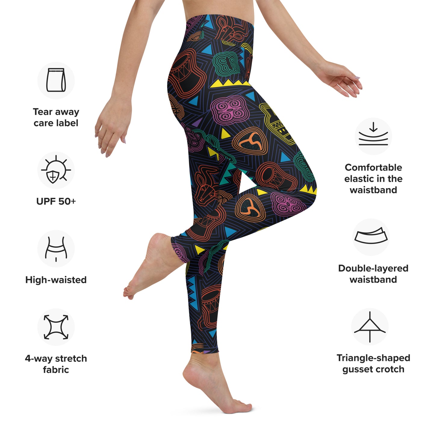 Mask TG Dark Yoga Leggings
